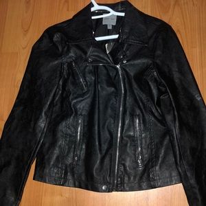 Silence and noise leather jacket
